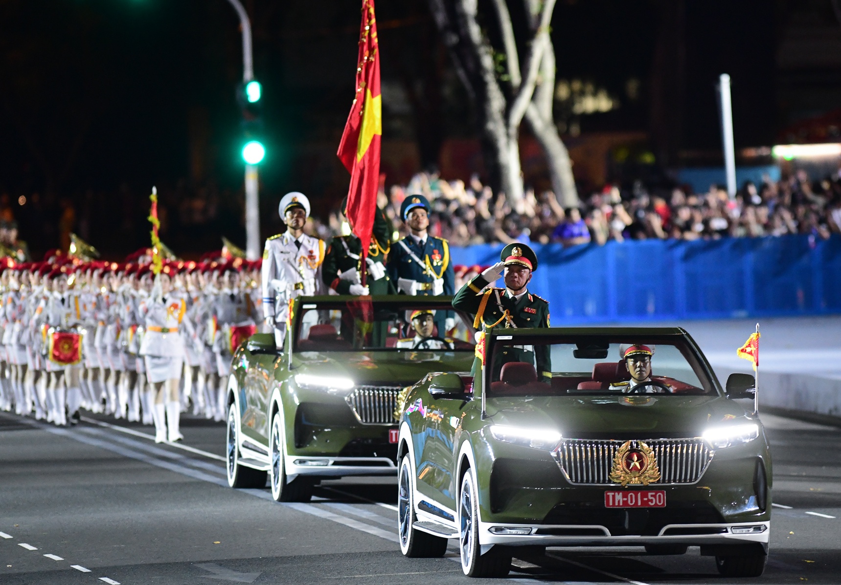 Bo truong Quoc phong, Bo truong Cong an chi dao tong hop luyen hinh anh