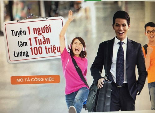 Ngan hang tuyen nguoi tieu 100 trieu dong trong mot tuan hinh anh