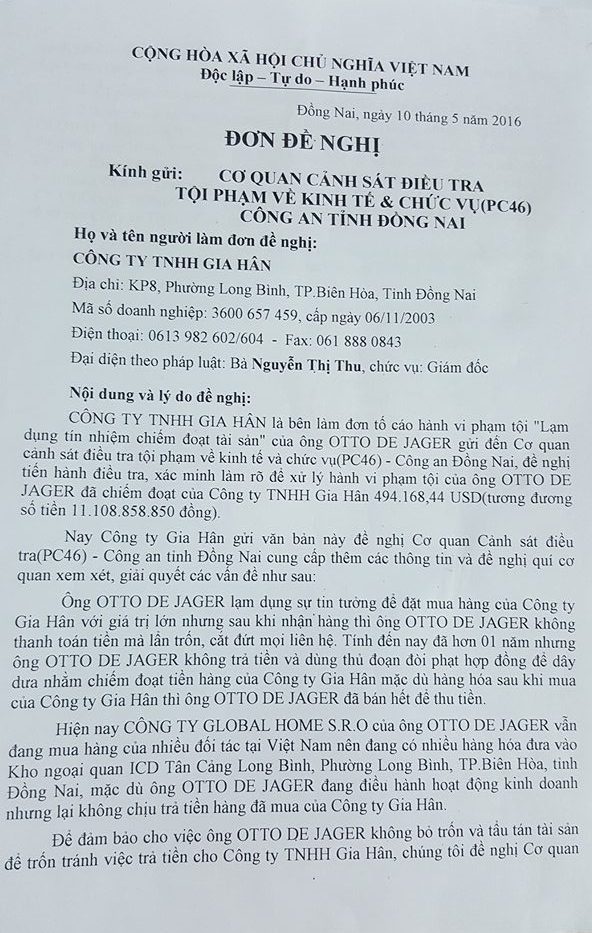 doi no chong ca si Thu Minh anh 1