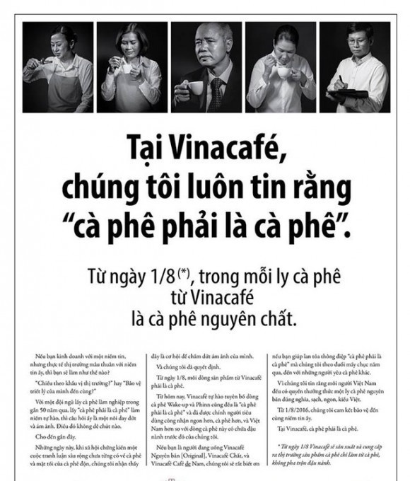 chieu quang cao cua Vinacafe,  cafe sach anh 1