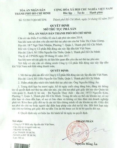 phá sản PVCland ảnh 1 pha san PVCland anh 1