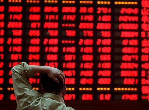 Co phieu ngan hang giam manh keo thi truong roi thang dung hinh anh