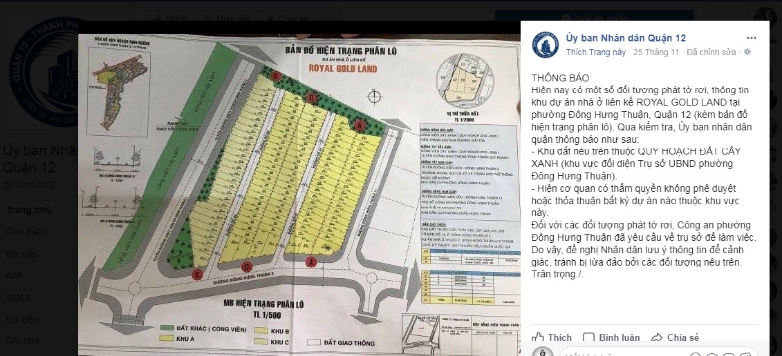 quận 12 cảnh báo dự án ảo ảnh 1 quan 12 canh bao du an ao anh 1