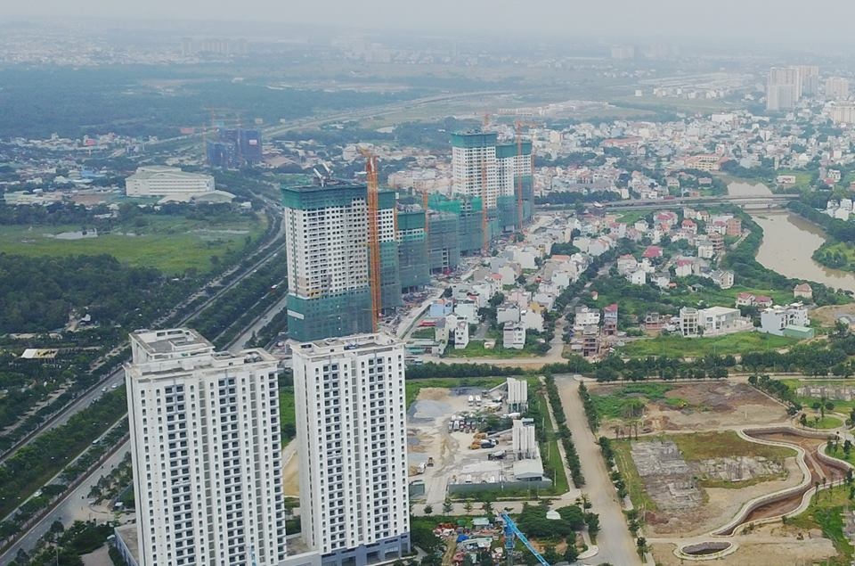 nha thau du an The Sun Avanue bo chay anh 1