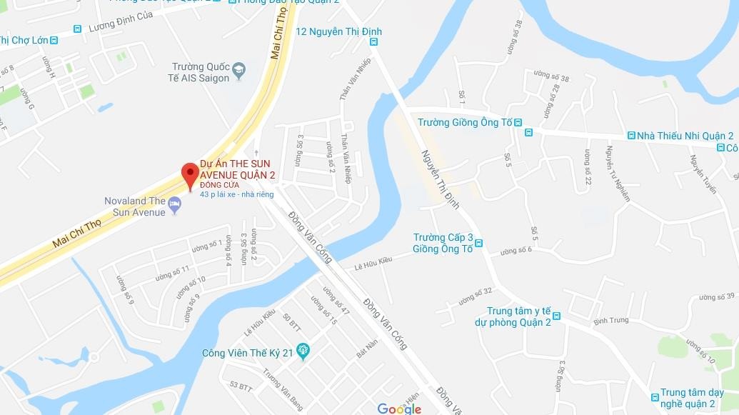 nha thau du an The Sun Avanue bo chay anh 2