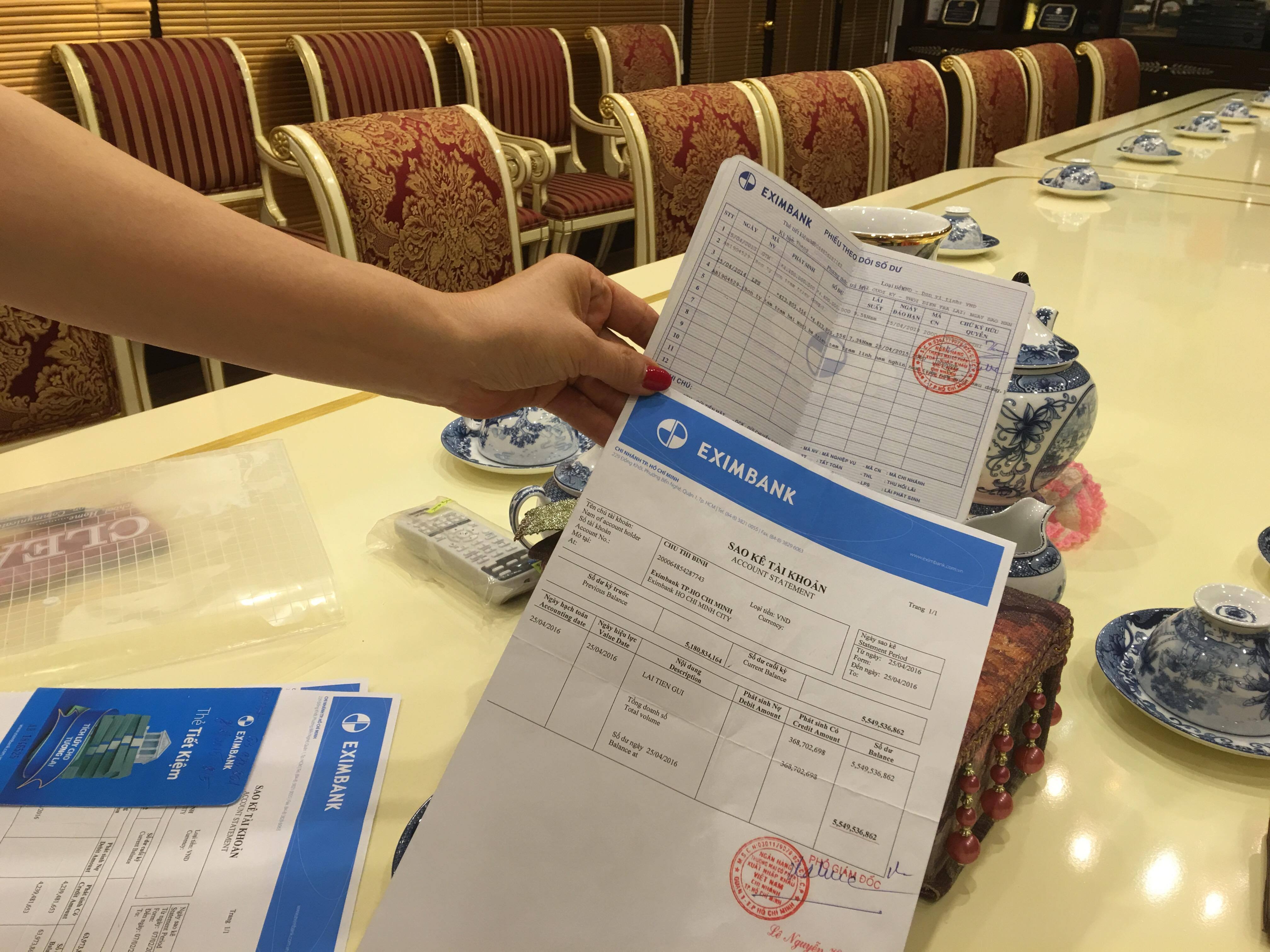 245 tỷ eximbank, mất tiền eximbank, chu thị bình ảnh 1 245 ty eximbank, mat tien eximbank, chu thi binh anh 1