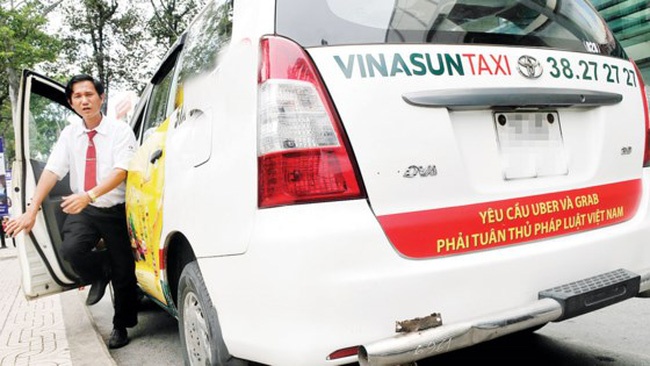 Nganh thue bac de nghi cua Vinasun ve nhuong quyen taxi cho tai xe hinh anh