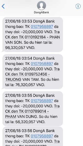 khách hàng DongA Bank liên tiếp bị mất tiền ảnh 1 khach hang DongA Bank lien tiep bi mat tien anh 1