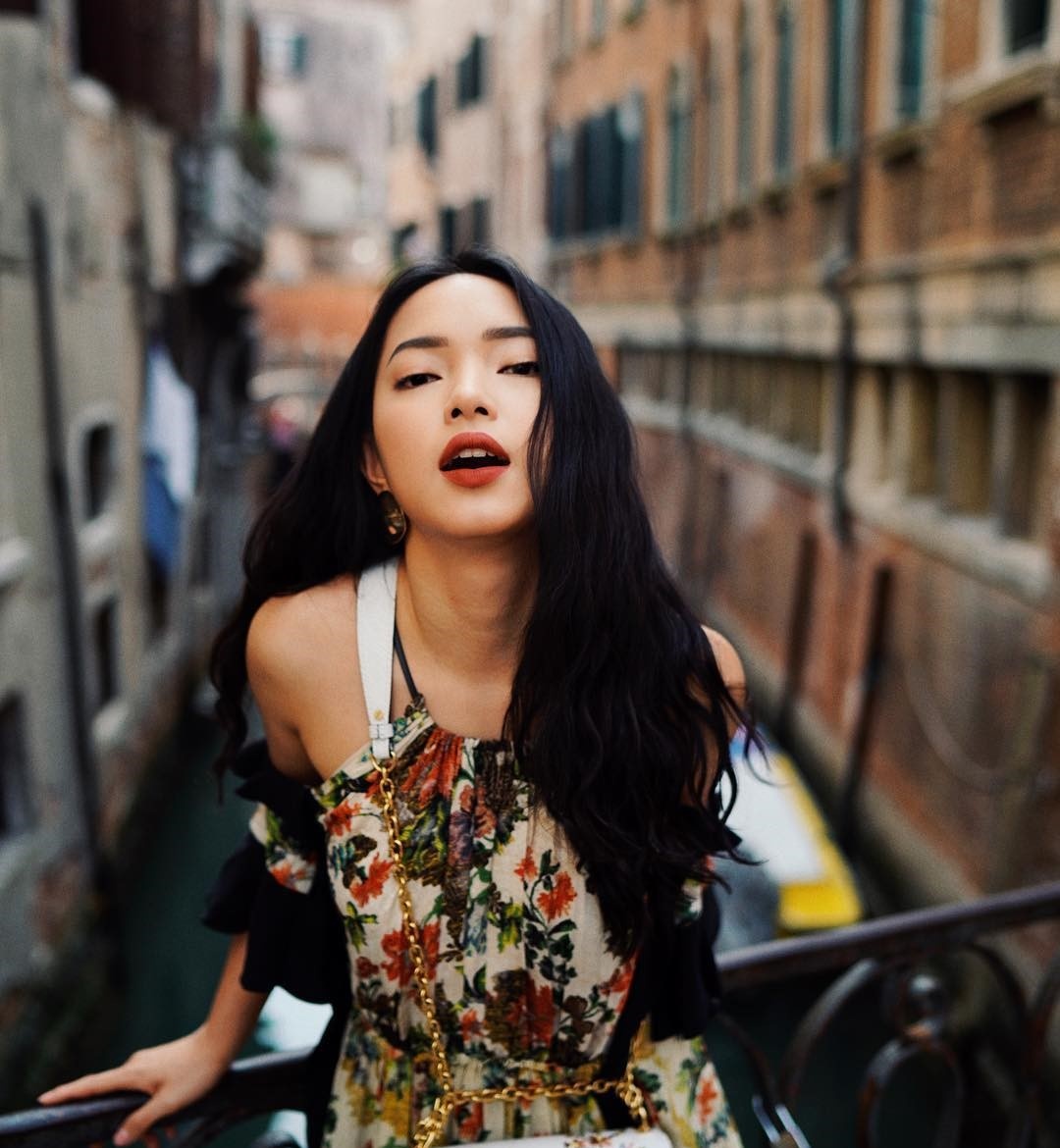 hot girl Chau Bui tai Venice anh 1