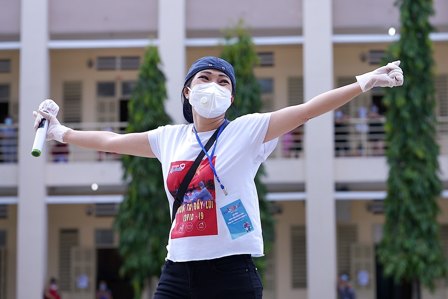 San khau da chien trong khu dieu tri Covid-19 o TP.HCM hinh anh