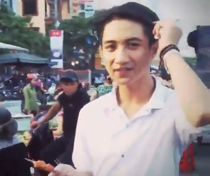 Hot boy xien que dien trai gay bao mang hinh anh