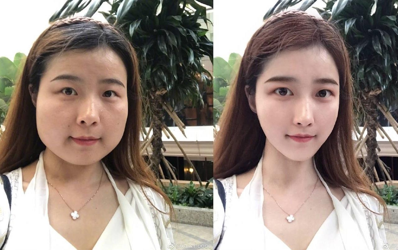 Loat anh truoc va sau khi photoshop cua con gai 'gay bao' mang hinh anh