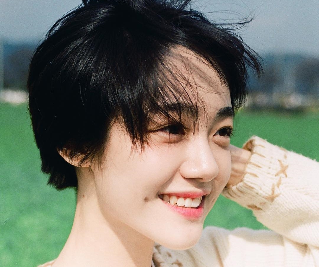 Co gai Han Quoc co nu cuoi xinh khien bao chang trai say dam hinh anh