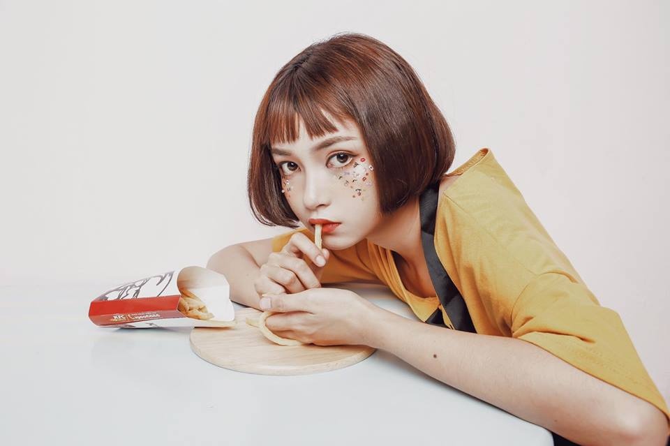 hot girl mat xinh nhu bup be anh 3