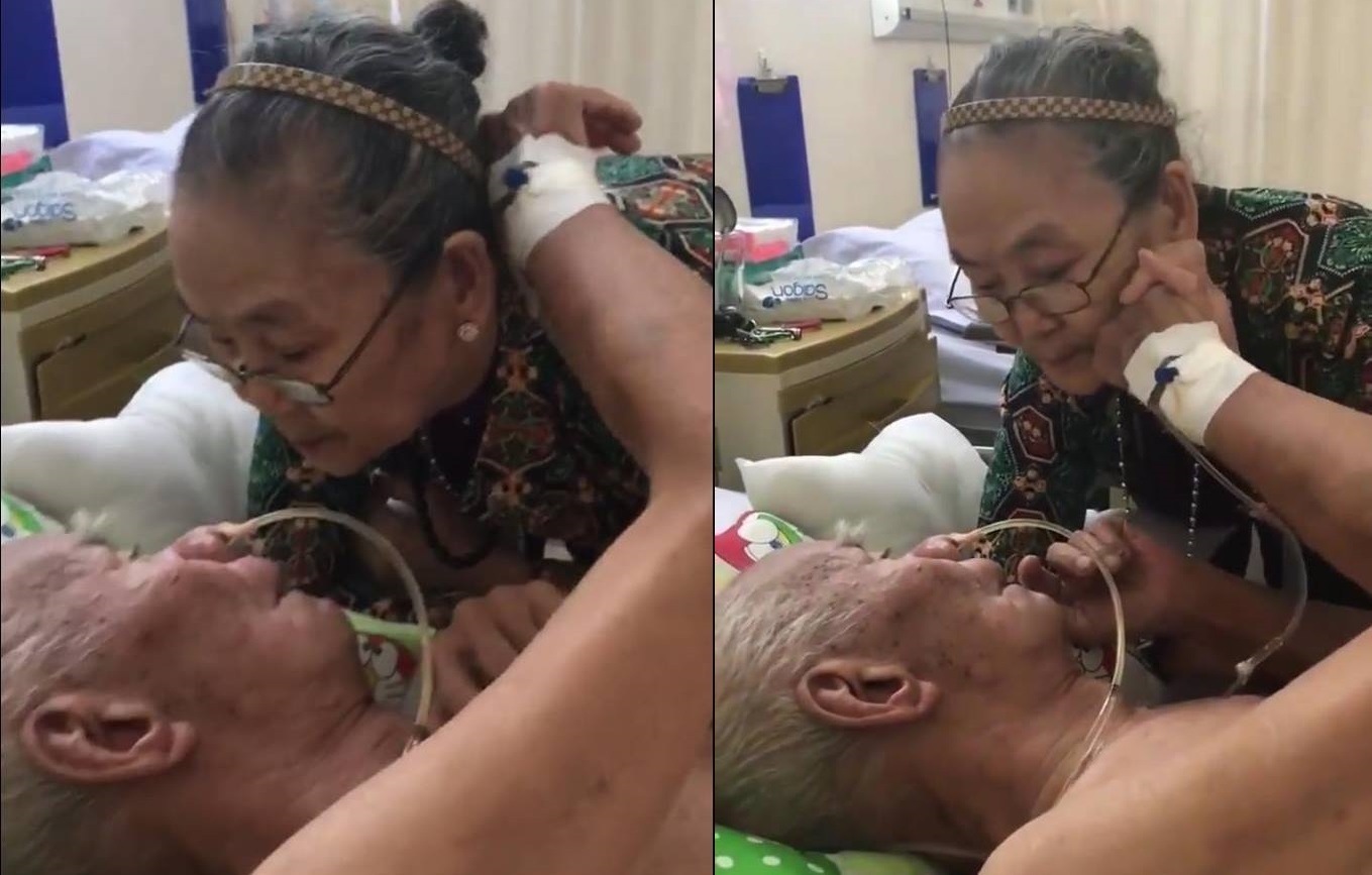 Khoanh khac cu ba dan do chong tren giuong benh lay dong dan mang hinh anh