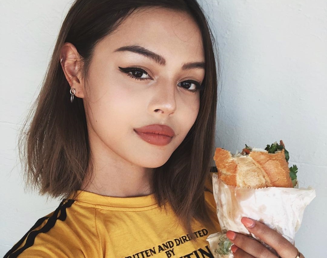 'Hot girl moi mong' Lily Maymac dang co mat o Sai Gon hinh anh