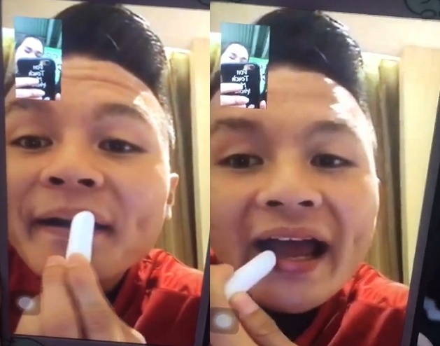 Clip Quang Hai boi son duong duoc chia se tren mang hinh anh