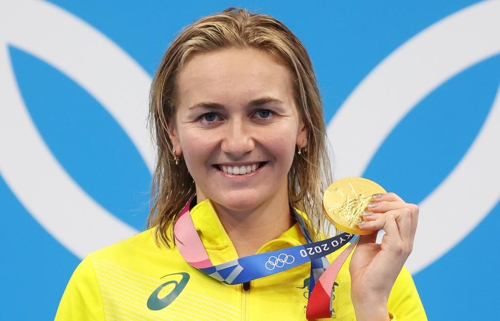 Ledecky de mat vuong mien ve tay Titmus hinh anh