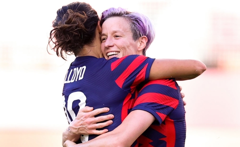 Bong da nu My gianh huy chuong dong Olympic hinh anh