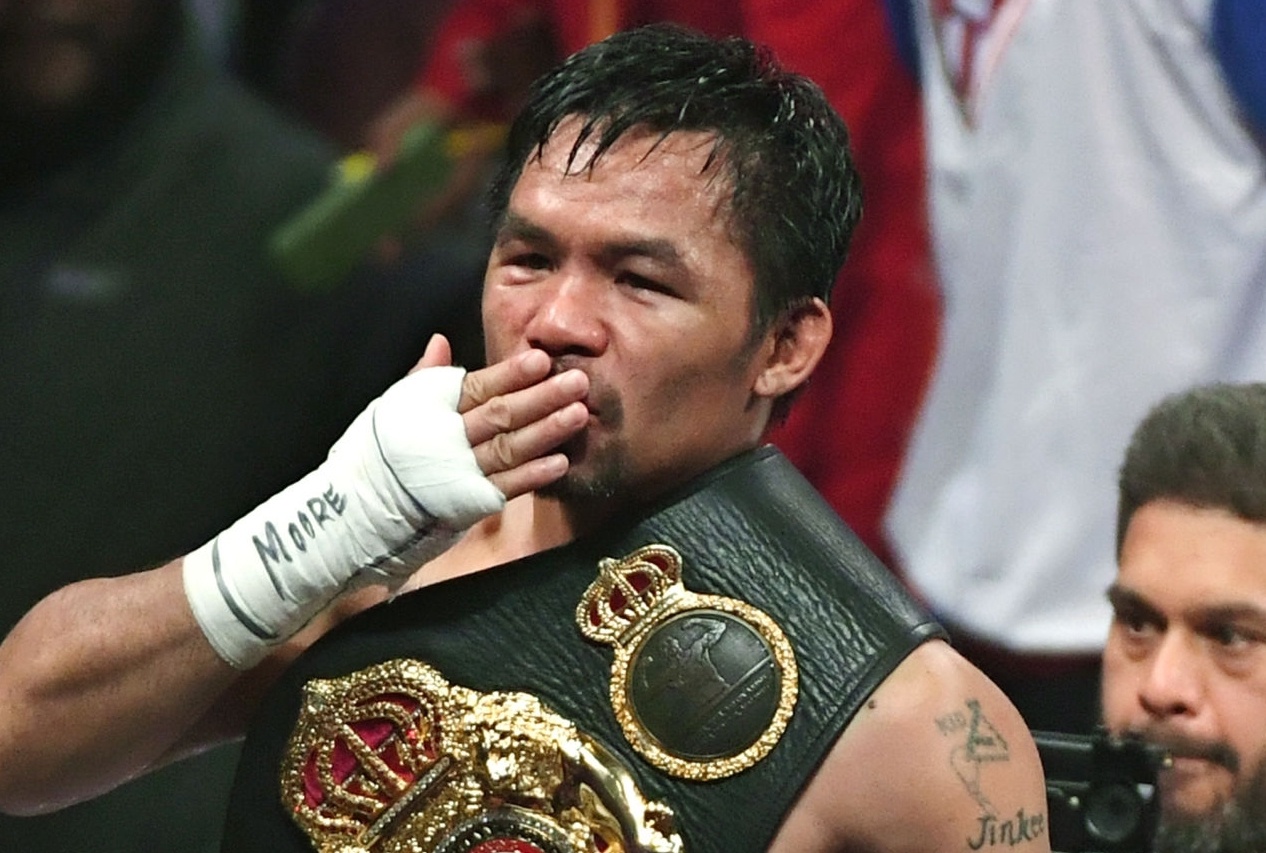 Pacquiao muon tai dau voi Mayweather hinh anh