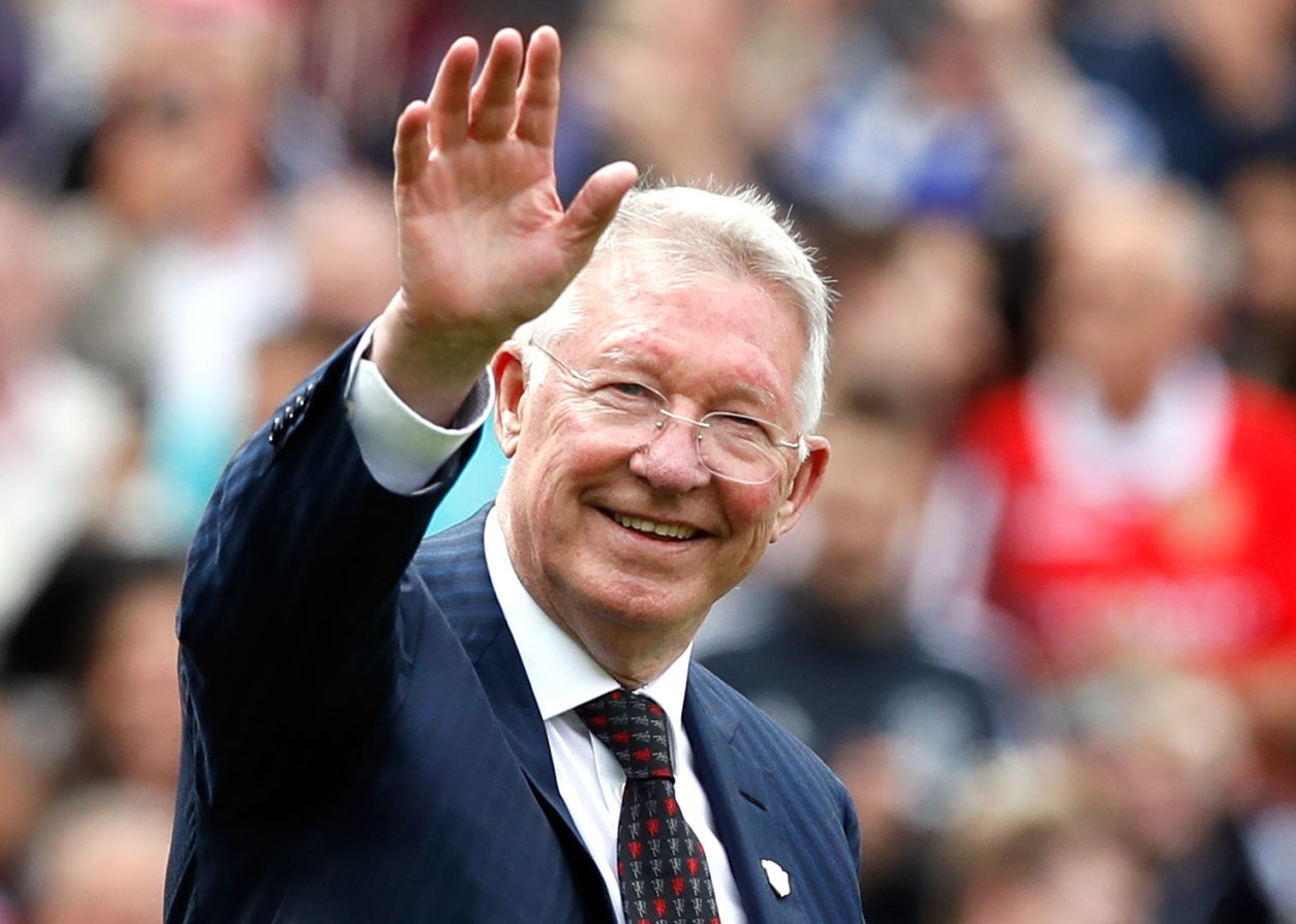 Sir Alex Ferguson den san Old Trafford theo doi Ronaldo thi dau hinh anh