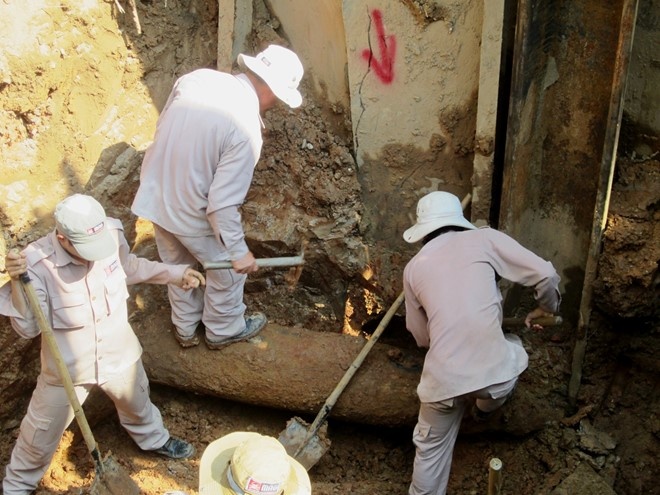 Bom bi no khien mot nguoi tu vong hinh anh