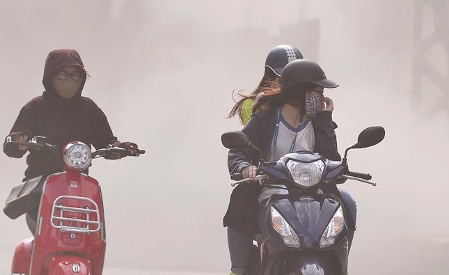 Noi nao khong khi o nhiem nhat Ha Noi? hinh anh