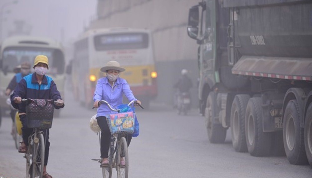 Chi so o nhiem bui o Ha Noi cao gap 2 lan Sai Gon hinh anh