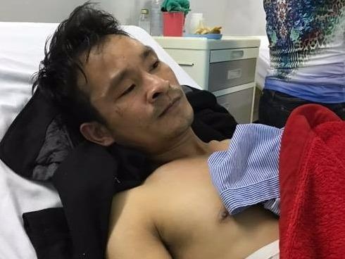 Nam thanh nien bi dam sau khi cuu co gai gap tai nan hinh anh