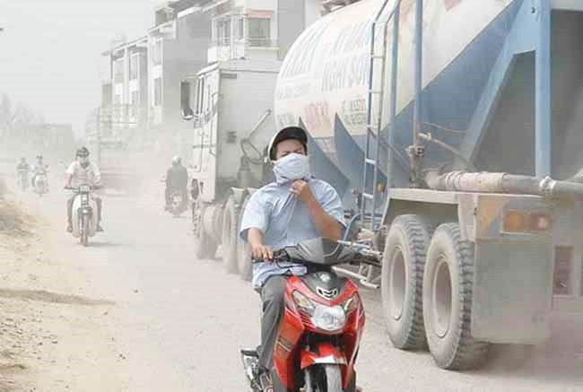 Khong khi Ha Noi lien tiep o nguong khong an toan hinh anh
