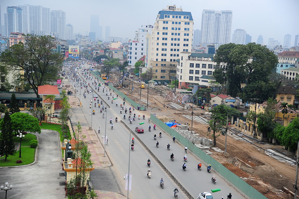 Ha Noi xay duong tren cao o truc 'duong cong mem mai' hinh anh