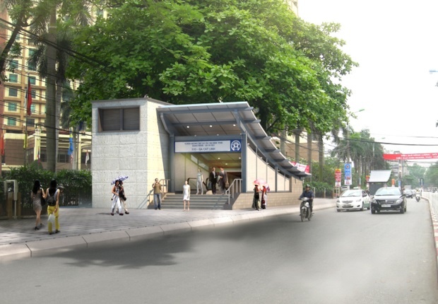 Can canh cac ga tuyen metro Ha Noi anh 11