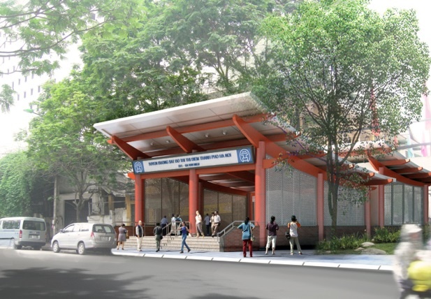 Can canh cac ga tuyen metro Ha Noi anh 12