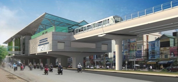 Can canh cac ga tuyen metro Ha Noi anh 5