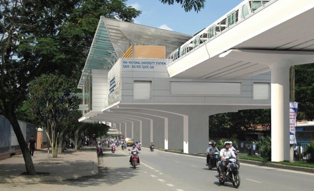 Can canh cac ga tuyen metro Ha Noi anh 7