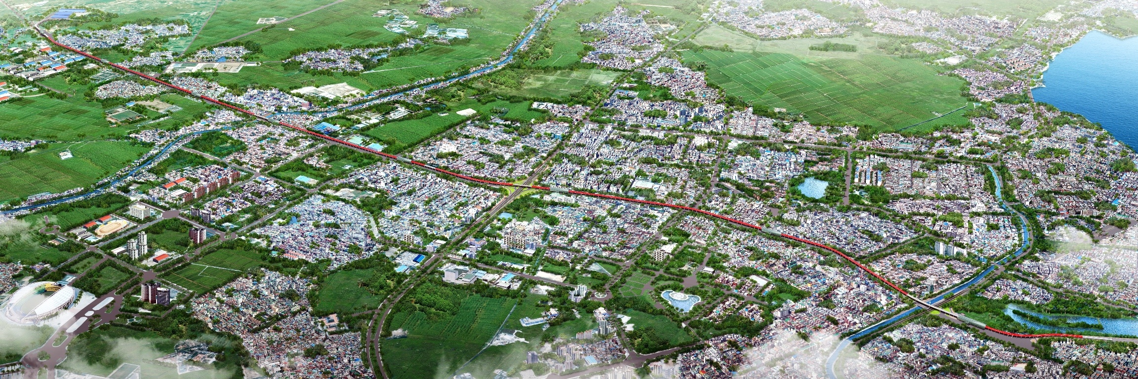 Phoi canh tuyen metro Ha Noi anh 11