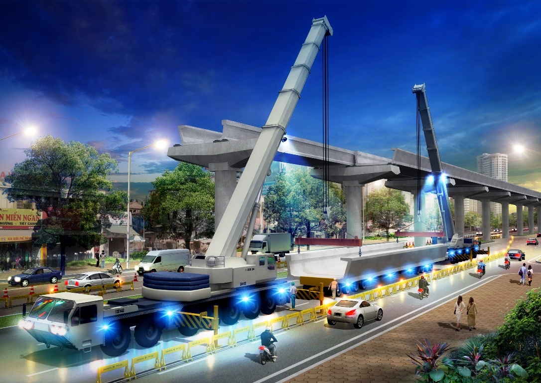 Phoi canh tuyen metro Ha Noi anh 5