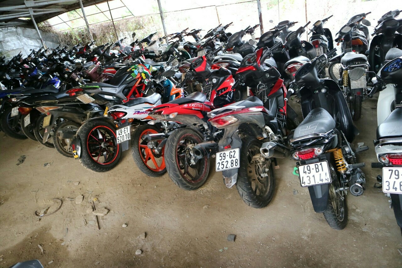 bắt 40 xe đi bão ảnh 1 bat 40 xe di bao anh 1