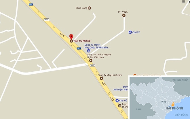 Nhân viên thu phí đánh lái xe ảnh 2 Nhan vien thu phi danh lai xe anh 2