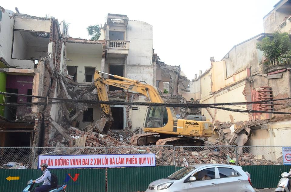 Giai toa tren duong Truong Chinh anh 2