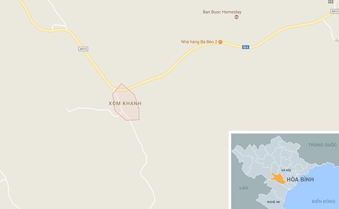 Nan nhan bi vui lap Hoa Binh anh 2