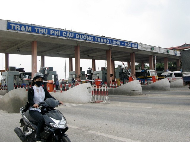 Bac de xuat tang phi qua tram BOT Bac Thang Long - Noi Bai hinh anh