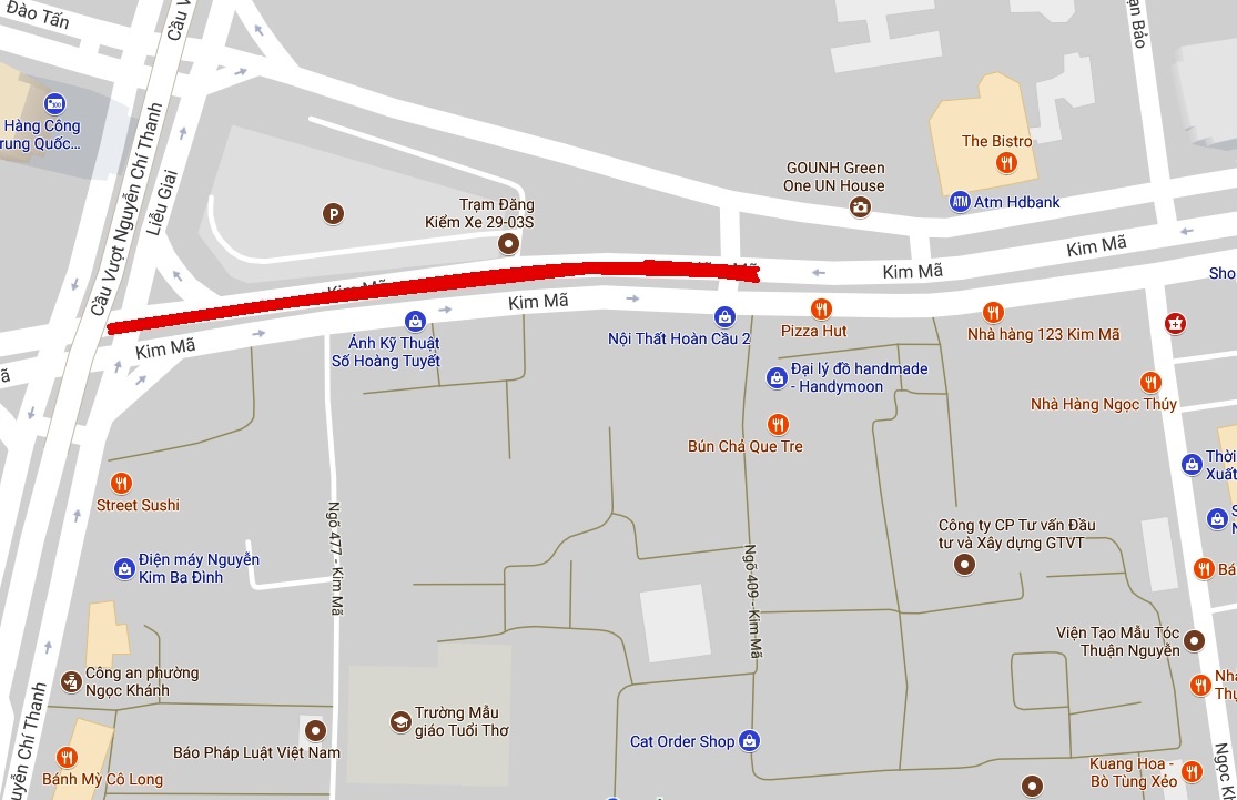 Cấm đường Kim Mã ảnh 2 Cam duong Kim Ma anh 2