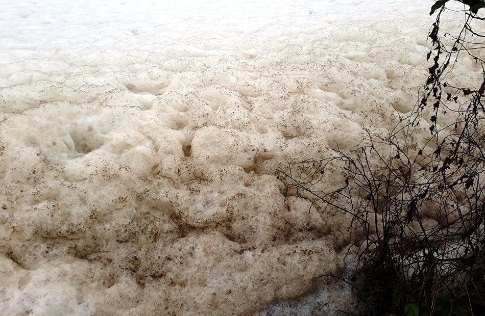 Sông ô nhiễm ở Hà Nam ảnh 1 Song o nhiem o Ha Nam anh 1