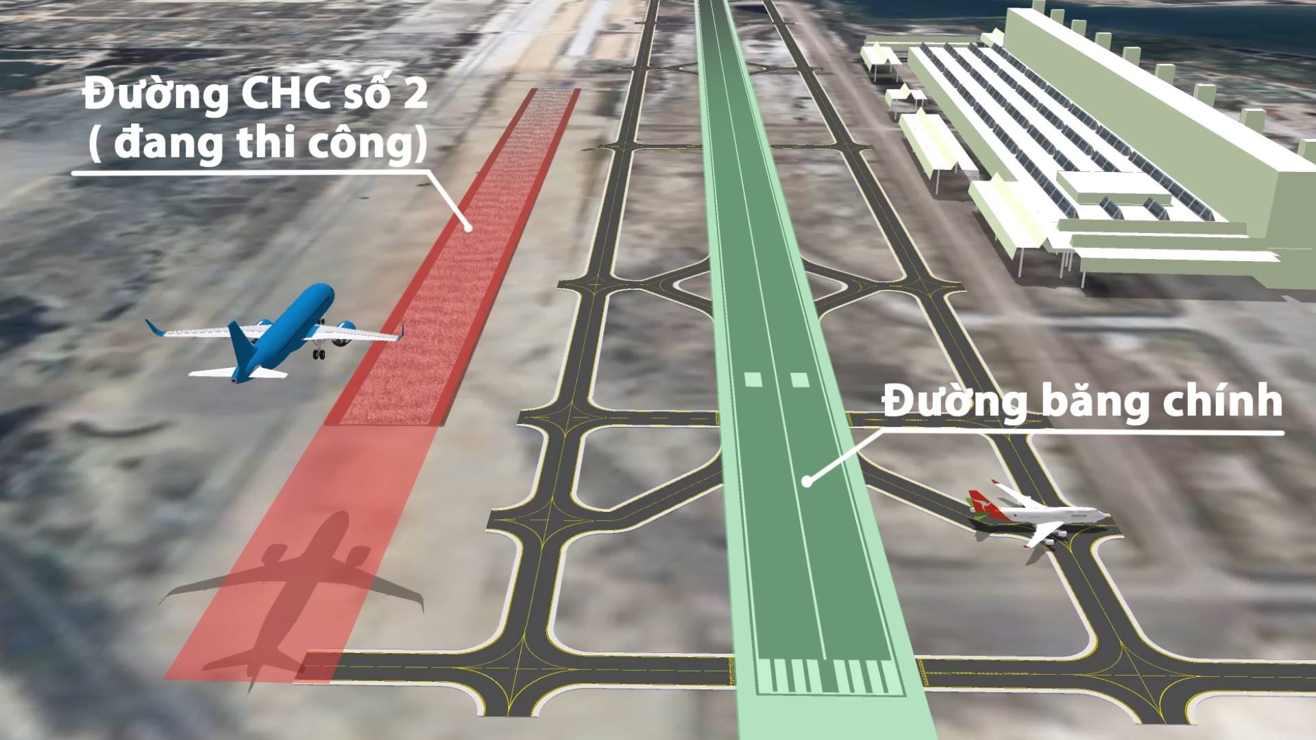 Toan canh vu may bay Vietnam Airlines ha canh nham duong bang hinh anh