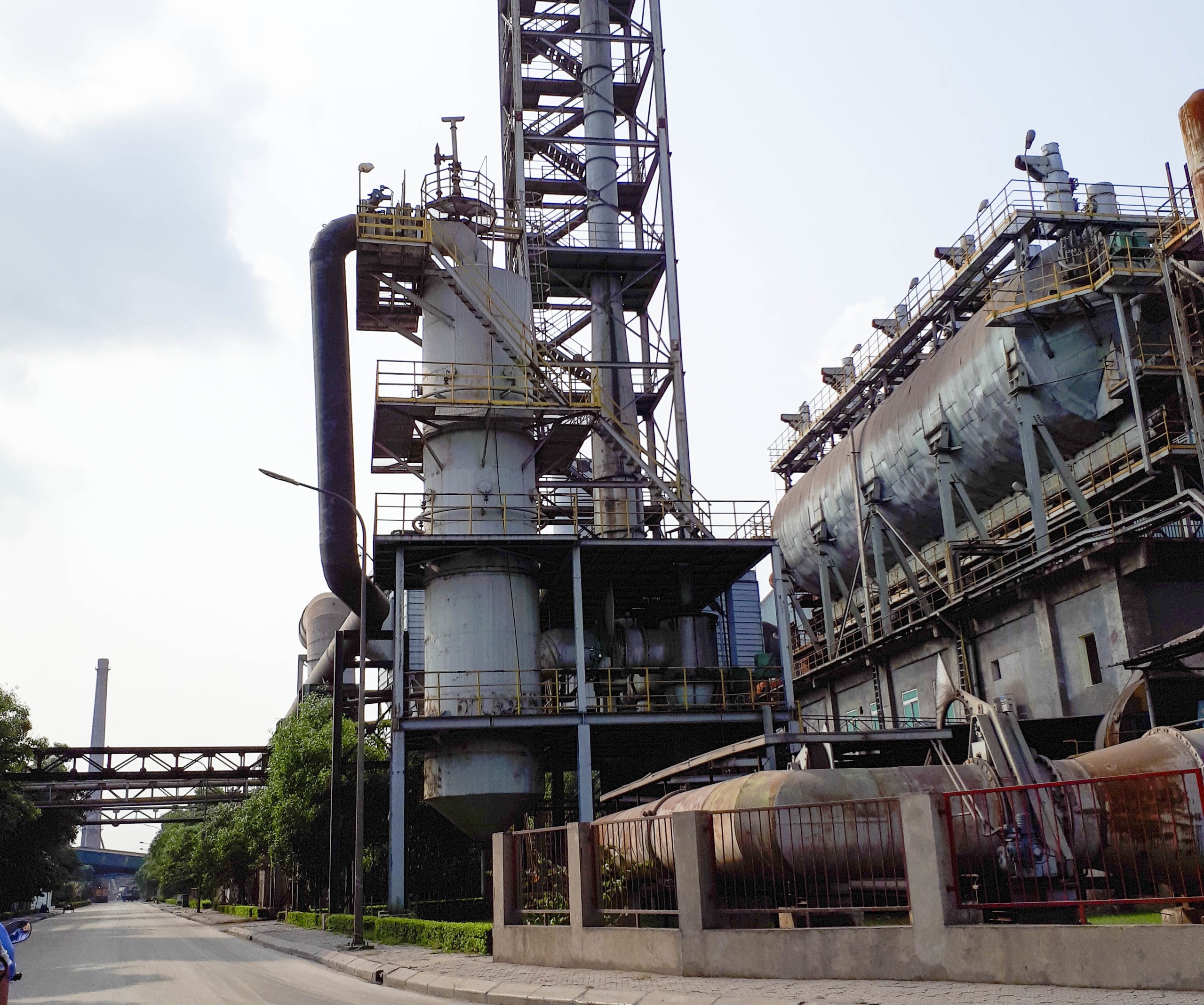 Cháy nhà máy thép Hòa Phát ảnh 1 Chay nha may thep Hoa Phat anh 1