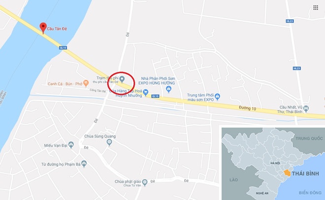 Phản đối tại BOT Tân Đệ ảnh 2 Phan doi tai BOT Tan De anh 2