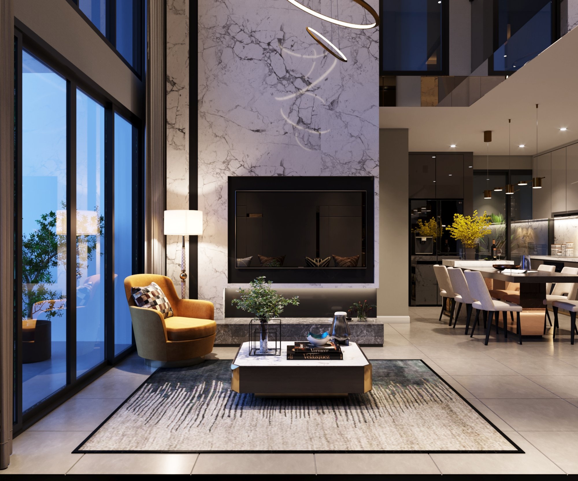 chung cu,  khong gian song xanh anh 5