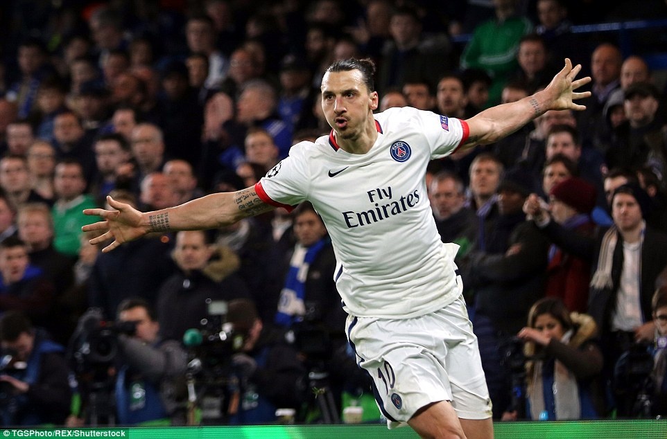Ibrahimovic ghi bàn loại chelsea khỏi champions league ảnh 1 Ibrahimovic ghi ban loai chelsea khoi champions league anh 1