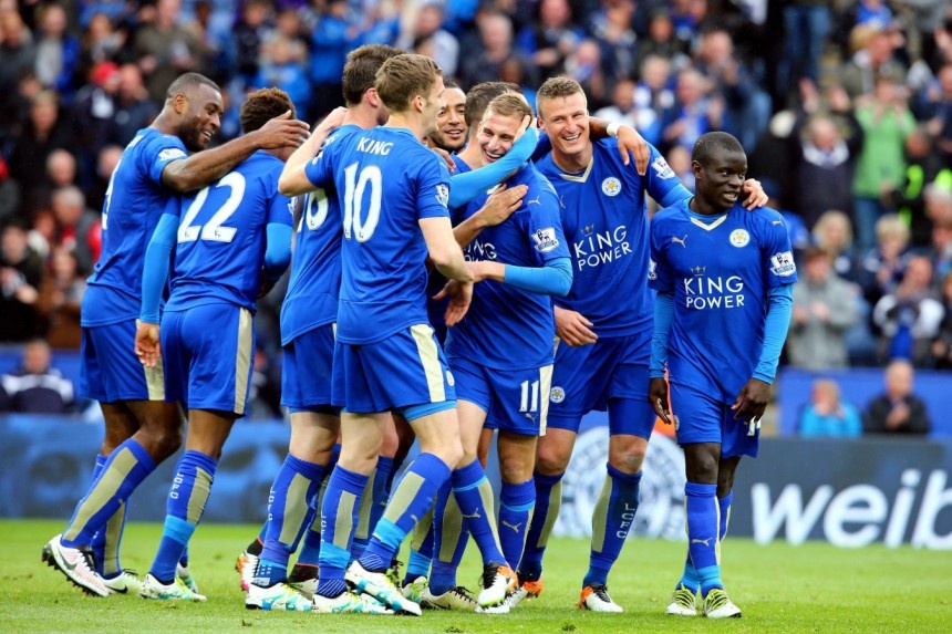 Leicester vô địch và xuống hạng ảnh 2 Leicester vo dich va xuong hang anh 2